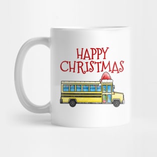 Christmas School Bus Driver Xmas 2022 Mug